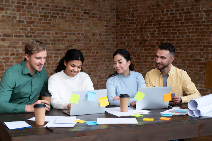 corporate-workers-brainstorming-together_23-2148804492